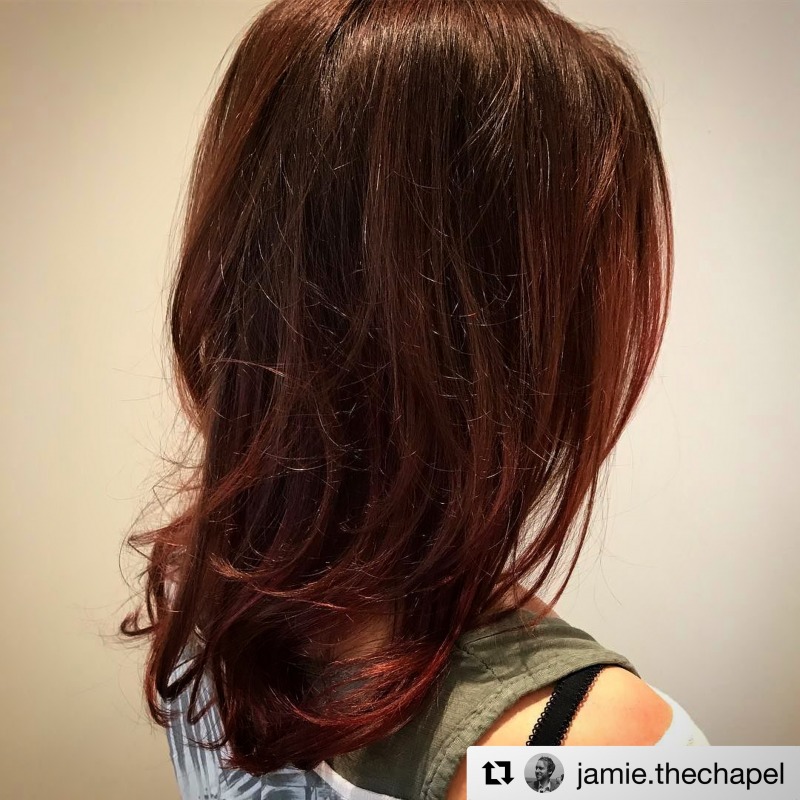 Beautiful red hair by Jamie from The Chapel, Tunbridge Wells