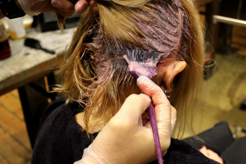 The application of colour in our Tunbridge Wells salon